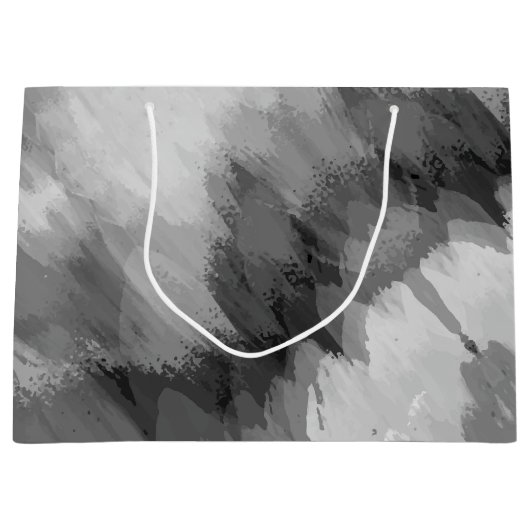 Wasserfarbener Wasserfall, Natur 3 Große Geschenktüte (Vorderseite)