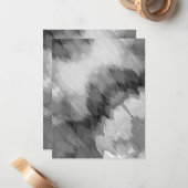 Wasserfarbener Wasserfall, Natur 3 Mitteilungskarte (Vorderseite/Rückseite Beispiel)