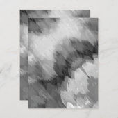 Wasserfarbener Wasserfall, Natur 3 Mitteilungskarte (Vorne/Hinten)