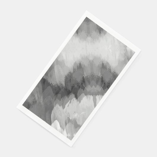 Wasserfarbener Wasserfall, Natur 3 Serviette (Ecke)