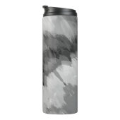 Wasserfarbener Wasserfall, Natur 3 Thermosbecher (Nach rechts gedreht)