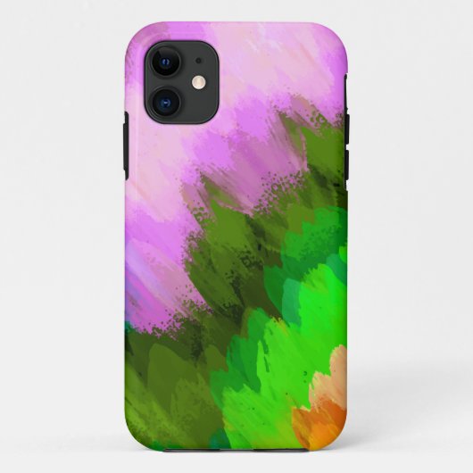 Wasserfarbener Wasserfall, Natur Case-Mate iPhone Hülle (Rückseite)