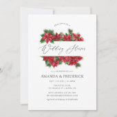 Wasserfarbener Weihnachtsgeometrischer Polterabend Einladung (Vorderseite)