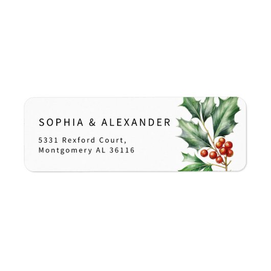 Wasserfarbener Winterholz (Vorne)