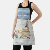 Wasserfarbenes Backbäcker Personalisiert Bake Schü Schürze (InSitu)