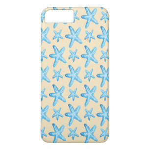 Wasserfarbenes Blau Seestern Muster Case-Mate iPhone Hülle