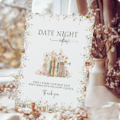 Wasserfarbenes Blumenbuch Themendatentermine Sockelschild