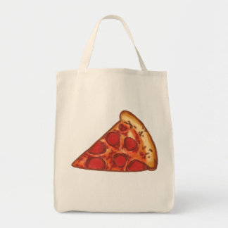 Wasserfarbenes Design für scharfe Pizza Tragetasche