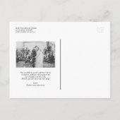 Wasserfarbenes Foto aus naturbelassenen Foliage Ankündigungspostkarte (Rückseite)