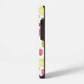Wasserfarbenes Fruchtmuster iPhone Hülle (Linke Seite)