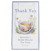 Wasserfarbenes Frühling Brautparty Tee Party Kleine Geschenktüte (Vorderseite)
