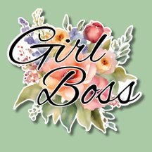 Wasserfarbenes Girl Boss Wasserdicht