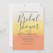 Wasserfarbenes Halloween-Brautparty Einladung (Vorderseite)