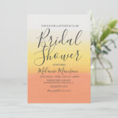 Wasserfarbenes Halloween-Brautparty Einladung (Stehend Vorderseite)