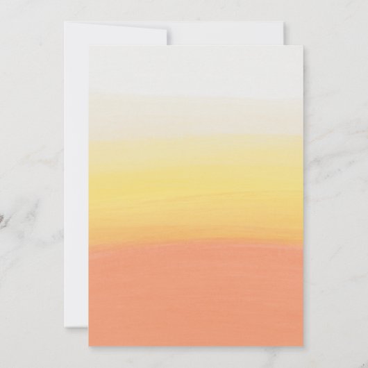 Wasserfarbenes Halloween-Brautparty Einladung (Rückseite)