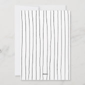 Wasserfarbenes, handgezeichnetes Weihnachtsgebäck Feiertagskarte (Rückseite)