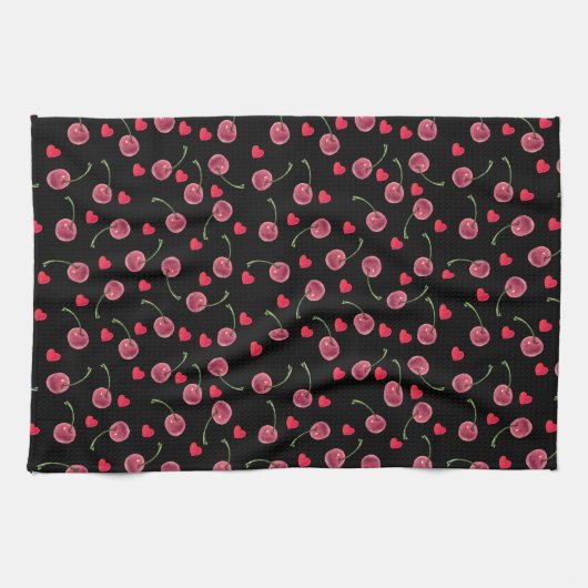 Wasserfarbenes Herd Geschirrtuch (Horizontal)