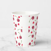 Wasserfarbenes Herd Pappbecher (Links)