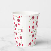 Wasserfarbenes Herd Pappbecher (Rechts)