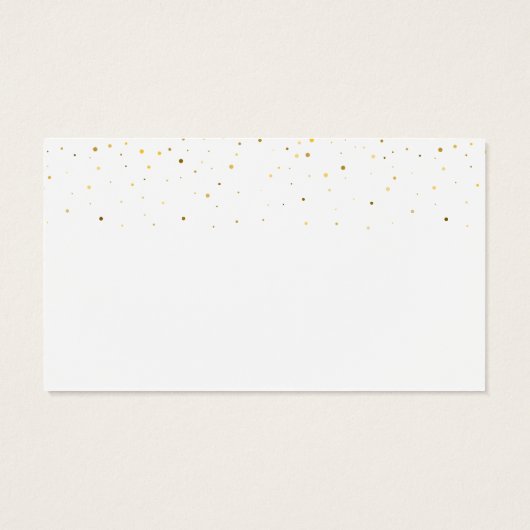Wasserfarbenes Herz Gold Sprinkles Geschenkkarte (Rückseite)
