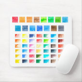 Wasserfarbenes kreatives Design. Mousepad (Mit Mouse)
