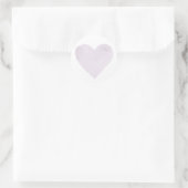 Wasserfarbenes lila Herz. Valentin. Lilac Hochzeit Runder Aufkleber (Tasche)