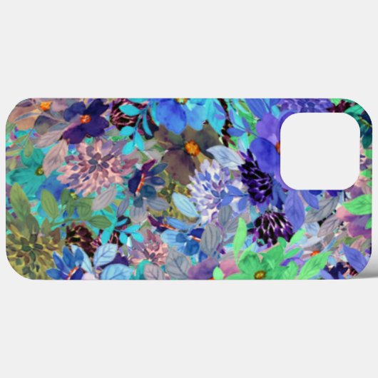 Wasserfarbenes nahtloses Blumenmuster OtterBox iPh Case-Mate iPhone Hülle (Rückseite (Horizontal))