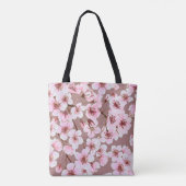 Wasserfarbenes nahtloses Muster aus Kirschblüte Tasche (Rückseite)