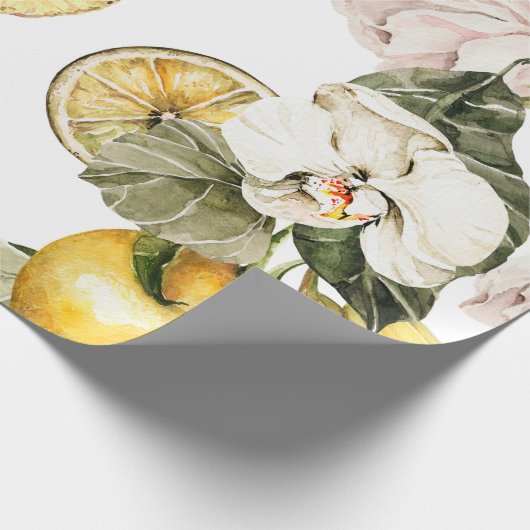 Wasserfarbenes, nahtloses Muster. Handgemalt Geschenkpapier (Ecke)