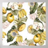 Wasserfarbenes, nahtloses Muster. Handgemalt Poster (Vorne)