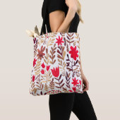 Wasserfarbenes, nahtloses Muster. Handgezogenes Bo Tasche (Von Nahem)