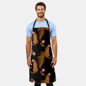 Wasserfarbenes nahtloses Muster mit Geparden Schürze (Getragen)