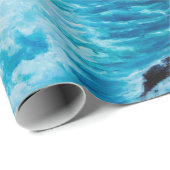 Wasserfarbenes nahtloses Muster mit handgestrichen Geschenkpapier (Rolleneckpunkt)