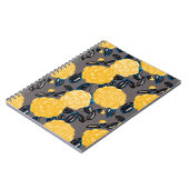 Wasserfarbenes nahtloses Muster mit Kamelien-Blume Notizblock (Linke Seite)