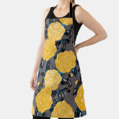 Wasserfarbenes nahtloses Muster mit Kamelien-Blume Schürze (InSitu)