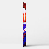 Wasserfarbenes nahtloses Muster mit Pisley. Abstra Case-Mate iPhone Hülle (Rückseite / Links)