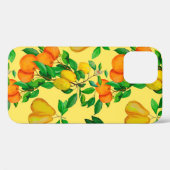 Wasserfarbenes nahtloses Muster mit Zitrusfrüchten Case-Mate iPhone Hülle (Rückseite (Horizontal))