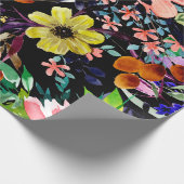 Wasserfarbenes, nahtloses Muster. Verschiedene Kno Geschenkpapier (Ecke)