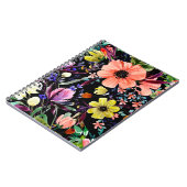 Wasserfarbenes, nahtloses Muster. Verschiedene Kno Notizblock (Linke Seite)