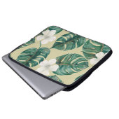 Wasserfarbenes, nahtloses tropisches Muster mit ex Laptopschutzhülle (Vorne Knopf)