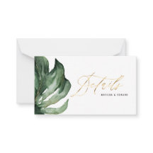 Wasserfarbenes Palmenblätterblättern und Einzelhei