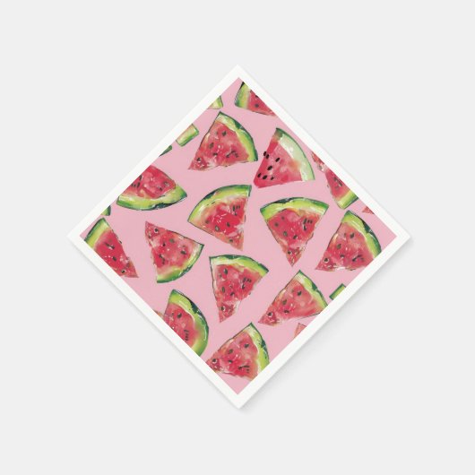 Wasserfarbenes Party Serviette (Ecke)