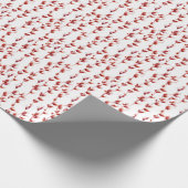 Wasserfarbenes Pussy-Willow Muster: Naturschönheit Geschenkpapier (Ecke)