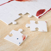 Wasserfarbenes Pussy-Willow Muster: Naturschönheit Puzzle (Seite)