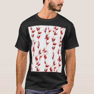 Wasserfarbenes Pussy-Willow Muster: Naturschönheit T-Shirt