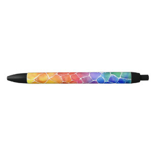 Wasserfarbenes Regenbogen-Buntglas Kugelschreiber