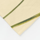 Wasserfarbenes rotes Muster. Fleecedecke (Ecke)