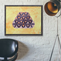 Wasserfarbenes Saatgut der Mauer Kunst