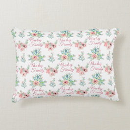 Wasserfarbenes Set mit exotischem Kakteen mit Blum Dekokissen