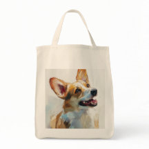 Wasserfarbenes Welsh Pembroke Corgi